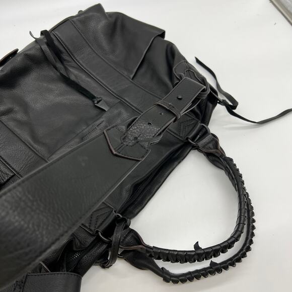 Aimee Kestenberg The Suzie Large Leather Satchel Black Handbags - Picture 14 of 15